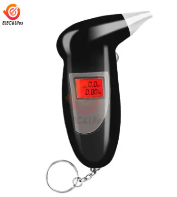 Цифровой алкотестер ручной цифровой анализатор дыхания Алкотестер с ЖК дисплеем