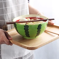 fruit watermelon bowl instant noodles bowl household ceramic tableware soup bowl ramen bowl 7 inch creative cute bowl