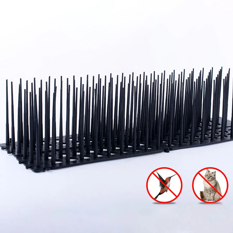 

2Pcs Bird Spikes Fence Cat Defender Plastic Fence Wall Spikes For Keep Off Birds Pigeons Anti Pigeon Spike Pest Control