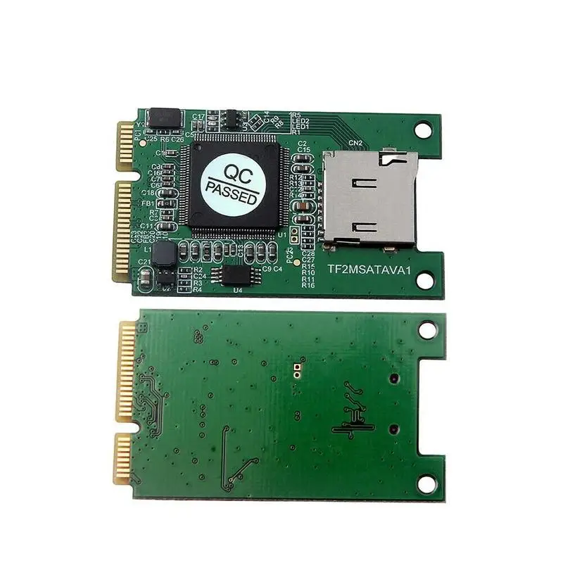 Micro SD TF карта для Mini PCI-E mSATA SSD адаптер карта твердотельный накопитель конвертер для ПК компьютер ноутбук