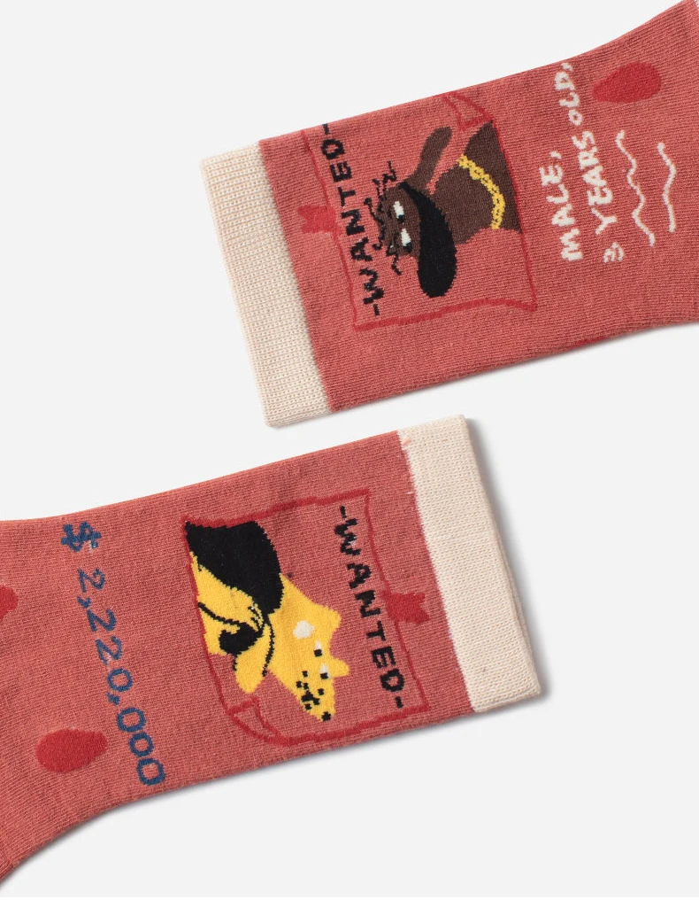 

2021 New Cartoon Women Breathable Cotton Sock Cute Chick Sox Animal Pattern Socks for Girls Combed Cotton Socks for Women