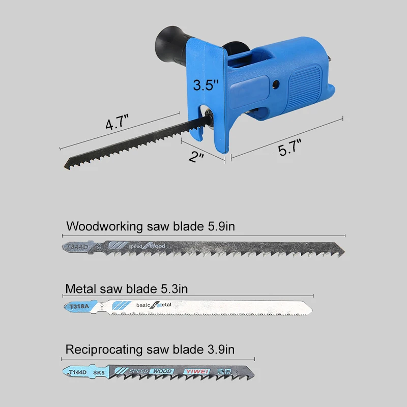 

Electric Drill Modified Electric Saw Reciprocating Saw Saber Saw Attachment Adapter for Jig Saw Wood Cutting Woodworking Tool