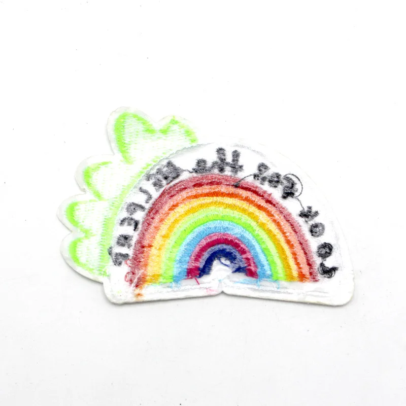 Флаг панка Pride нашивки для геев вышитые одежды утюга на одежде радужная нашивка