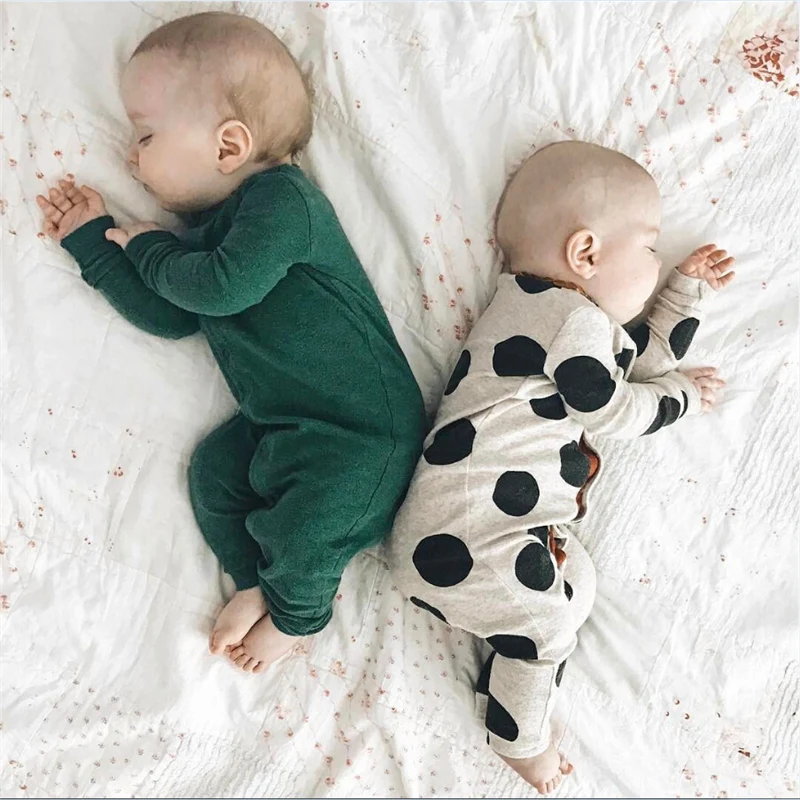 Одежда для маленьких девочек Детские Комбинезоны с длинными рукавами мальчиков