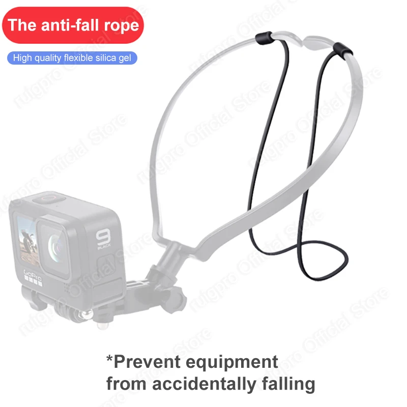 neck hold mount lanyard strap for gopro hero 10 9 8 7 6 5 4 3 osmo action sports camera mobilephone iphone 12 accessories free global shipping