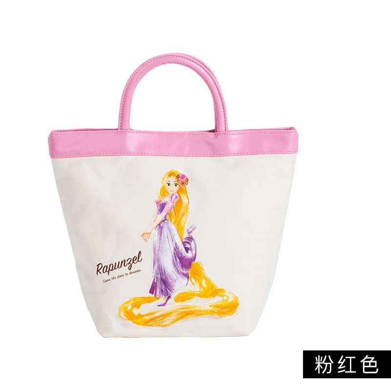 

Disney new cartoon mermaid princess female canvas school bag large capacity casual one-shoulder portable student school bag