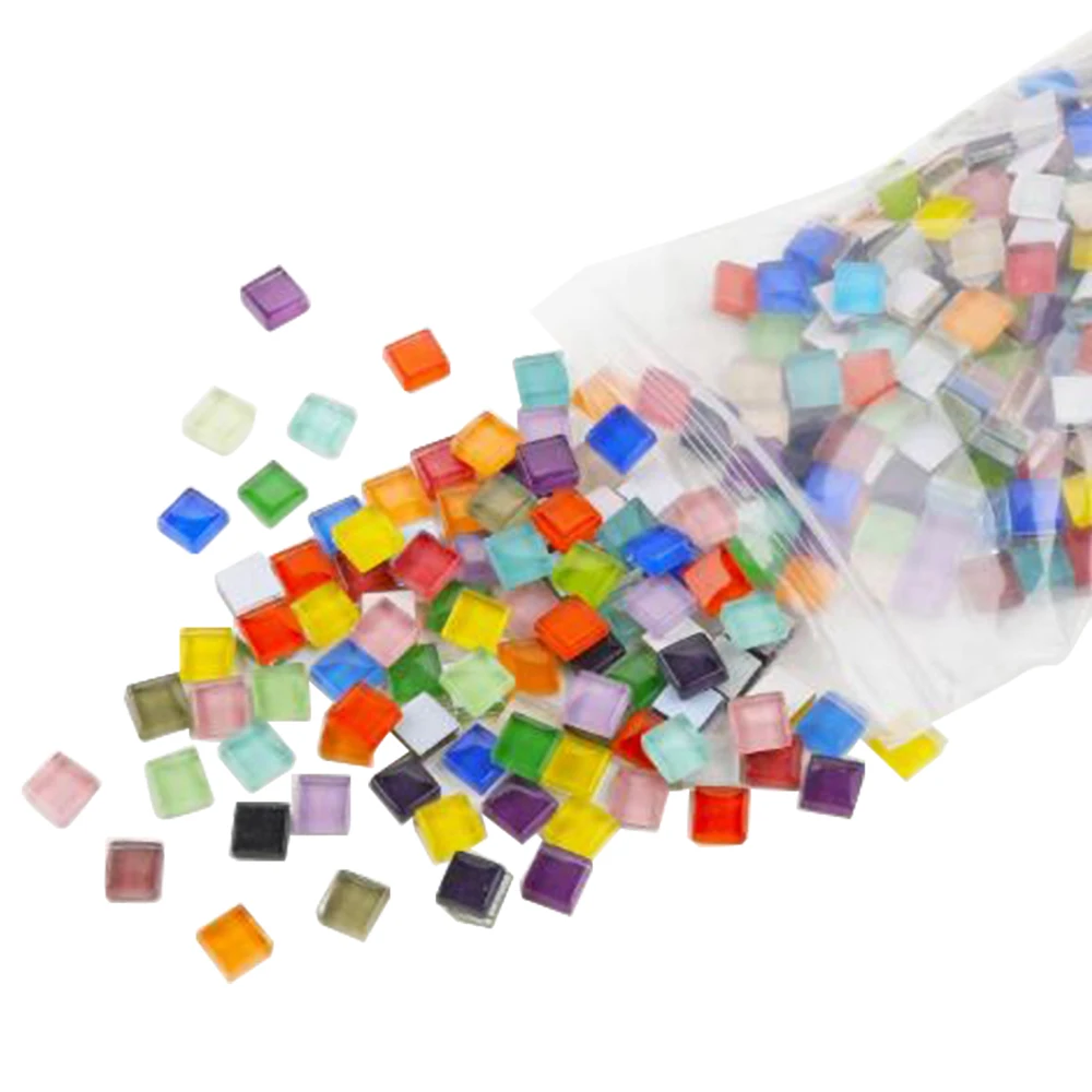 

100g Multicolored DIY Ceramic Mosaic Tiles DIY Wall Crafts Handmade Projects Tiles Mixed Color Mosaic Decorative Supplies