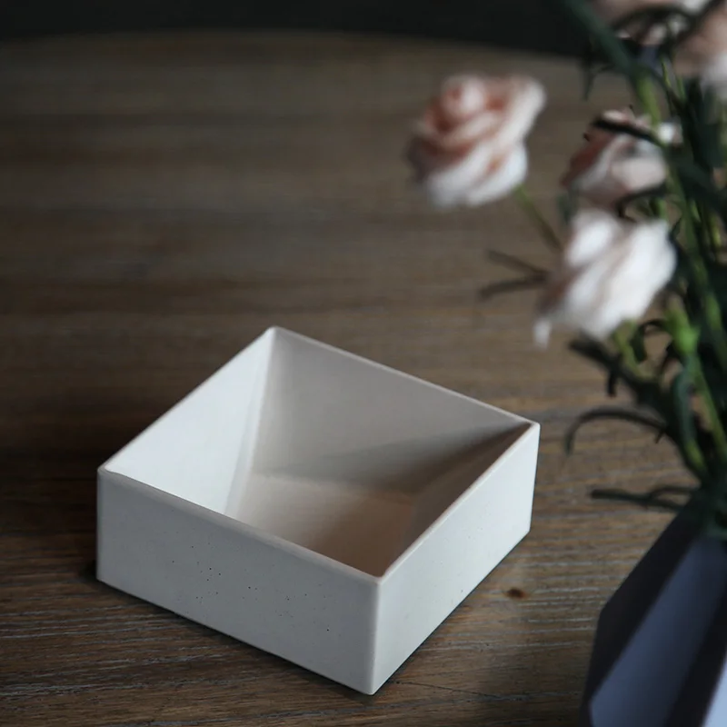 Форма для цементного лотка геометрическая форма украшения стола цемента лоток