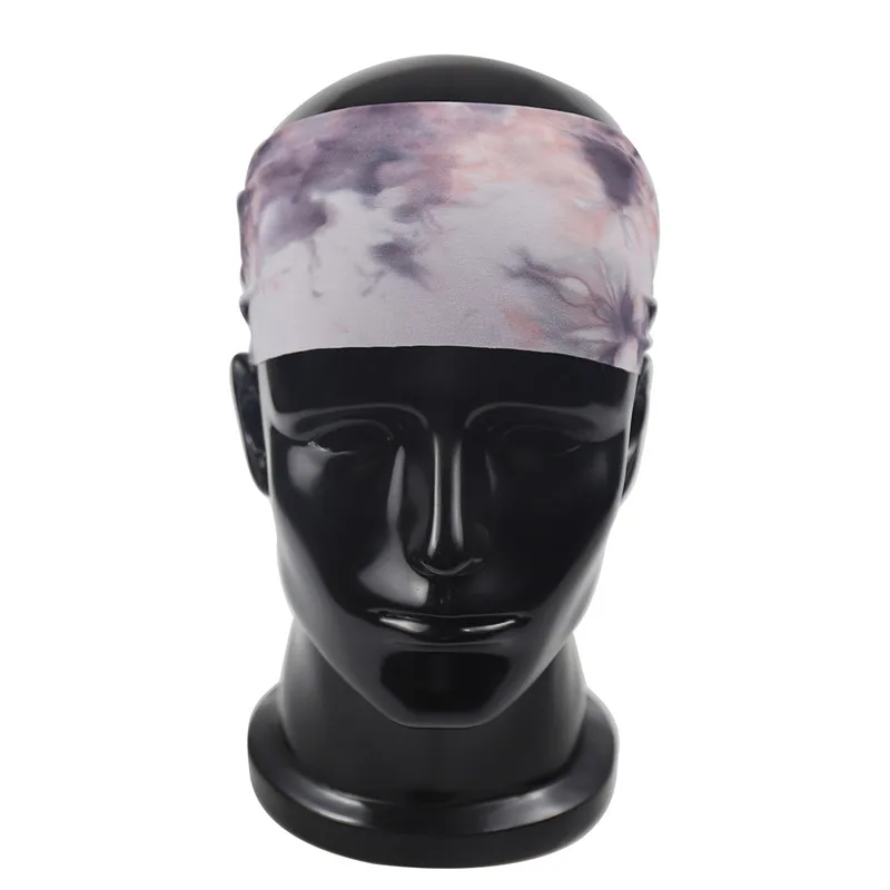 

Running Headbands Fitness Sweatband Tie-Dye Hairband Bicycle Jog Yoga Gym Sweat Bandage Cycling Sports Hair Head Bands Women Men