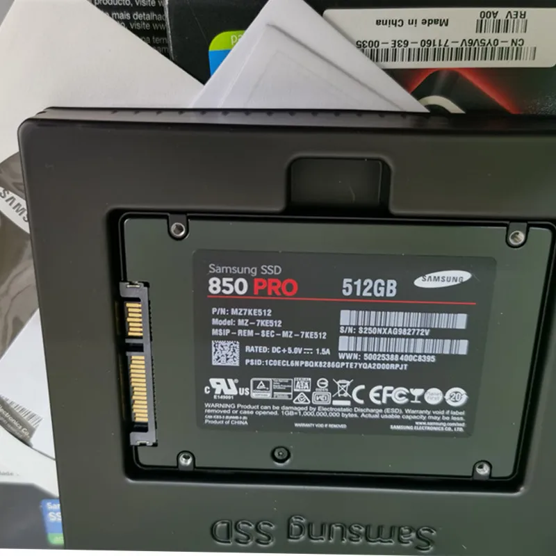 Для Samsung SSD 850 Pro 512 ГБ MZ7KE512 Твердотельный накопитель для ноутбука Y5V6V 0Y5V6V