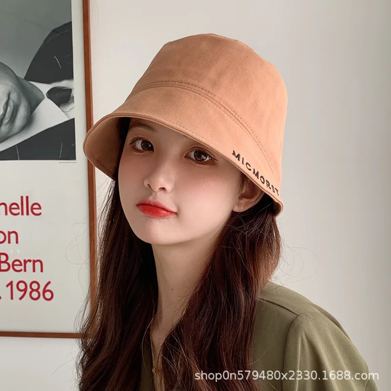 

New Hat Female All-Match Fashion Sun Protection Sun Protection UV Protection Bucket Hat Face Show Small Bucket Cap Sun Hat