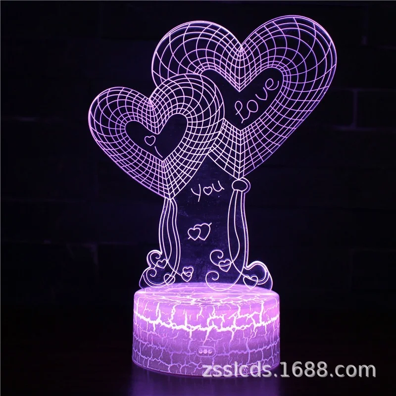 

TAKARA TOMY birthday Valentine's day gift 3d table lamp remote control light creative colorful night light touch gift light