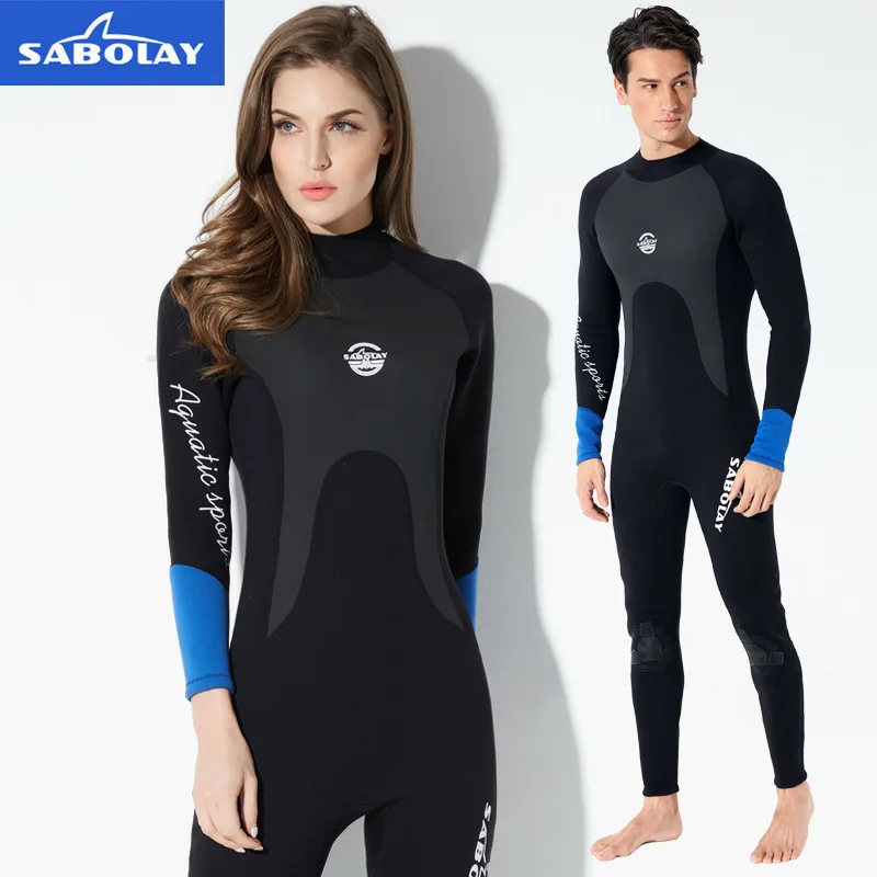 SABOLAY Профессиональный 2 мм SCR неопреновый гидрокостюм Высокоэластичный Мягкий