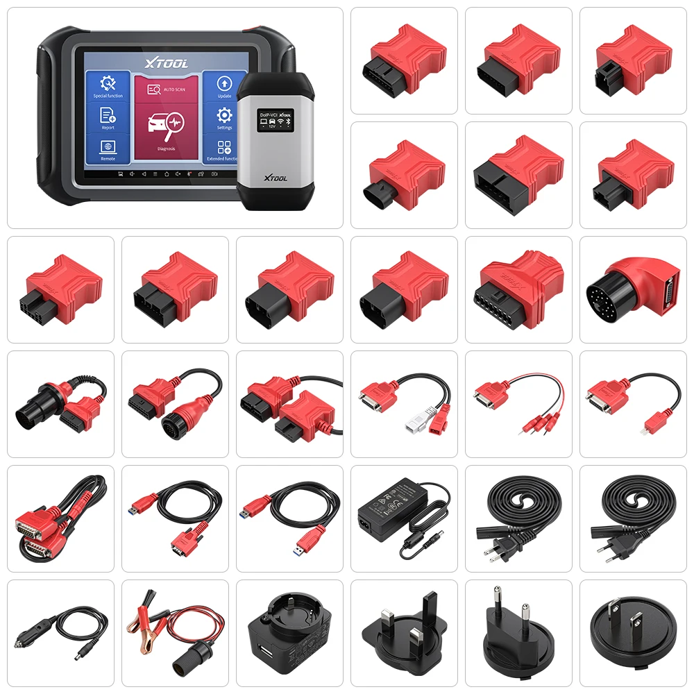 XTOOL D9 Pro OBD2 All System Bidirectional Scan Diagnstic Tools ECU Coding Active Test For VW/BENZ/BMW Online Programmer |