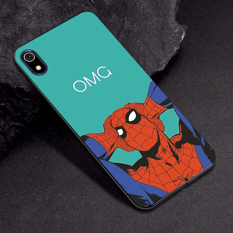 TPUBLK629 Черный чехол ТПУ для Xiaomi Redmi 7 7A силиконовый чехол Железный человек задняя крышка Бэтмен чехол для Xiaomi Redmi 7A 7 Note 7 Note7 Fundas - Цвет: TPUBLK629