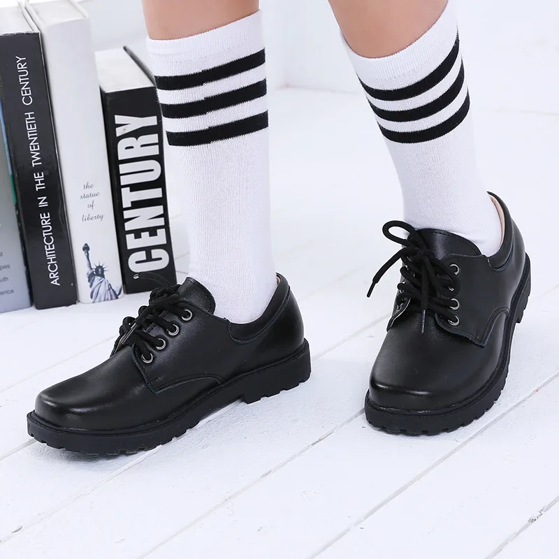 Новая Осенняя детская обувь Модная кожаная Обувь для мальчиков|Кожаная обувь| |