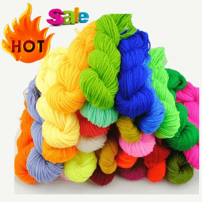 Оптовая продажа! 10 шт. * 32 г акриловая пряжа для вязания крючком нить детского