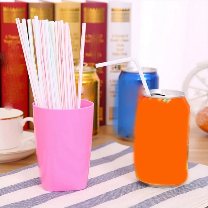 

Creative Extension of Disposable Color Elbow Plastic Straw for Juice Drink and Milk Tea