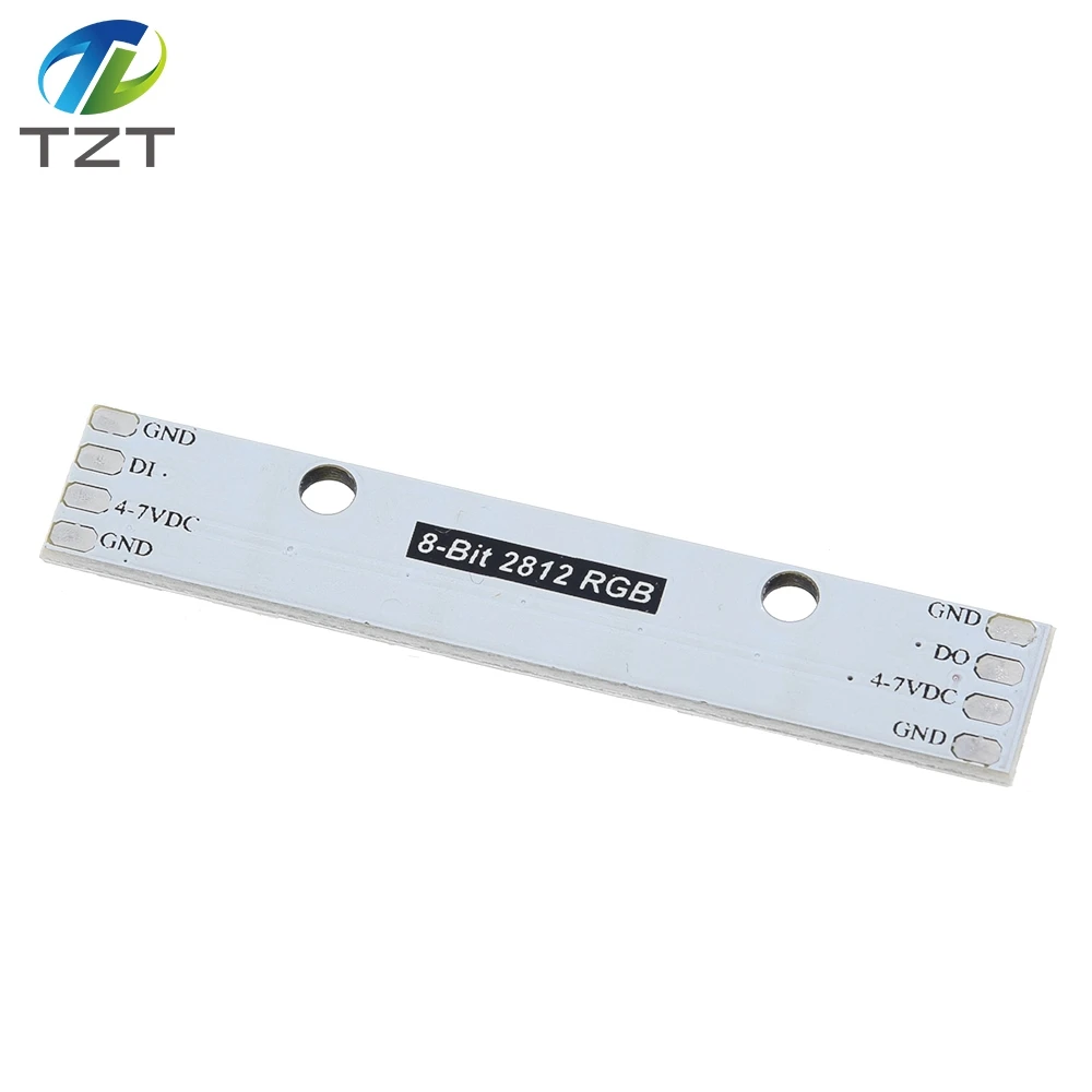 TZT teng Stick 8 канальная WS2812 5050 RGB Светодиодная лампа Встроенная полноцветная