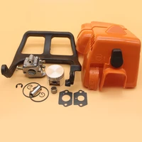 top engine cylinder cover chain brake front handle carburetor piston kit for stihl ms180 ms 180 018 zama c1q s57b chainsaw parts
