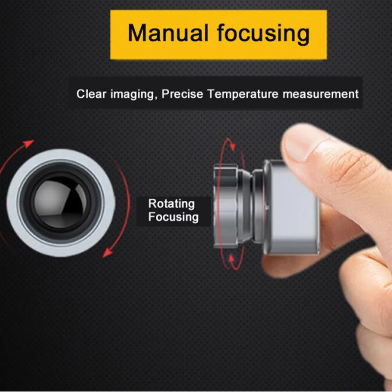 infrared thermal imaging multifunctional portable mini visual temperature measurement camera for mobile phone mobile devices free global shipping