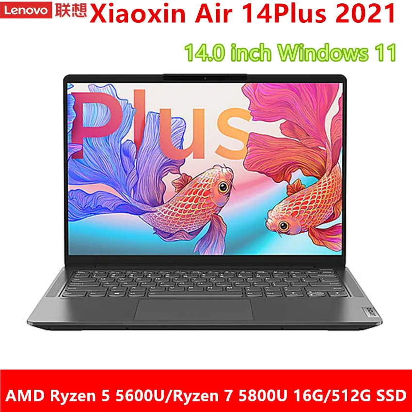 

lenovo Xiaoxin Air 14 Plus New AMD Ryzen 7 5800U 16GB RAM 512GB SSD 14.0inch Windows 11 IPS Screen Notebook computer Ultrabook