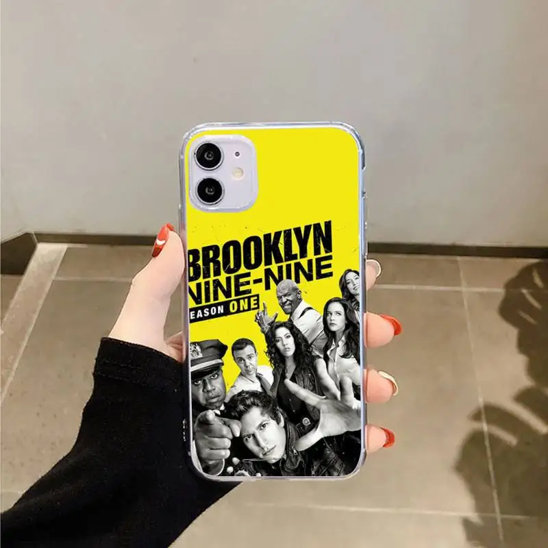 

Brooklyn Nine-Nine cool band Phone Case Transparent for iPhone 6 7 8 11 12 s mini pro X XS XR MAX Plus