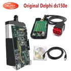 Диагностический ремонтный инструмент Delphi ds150e OBD2 2021 Tcs Pro Plus 2016.r0 2017.r3 с Keygen LED 3 в 1 сканер для легковых и грузовых автомобилей