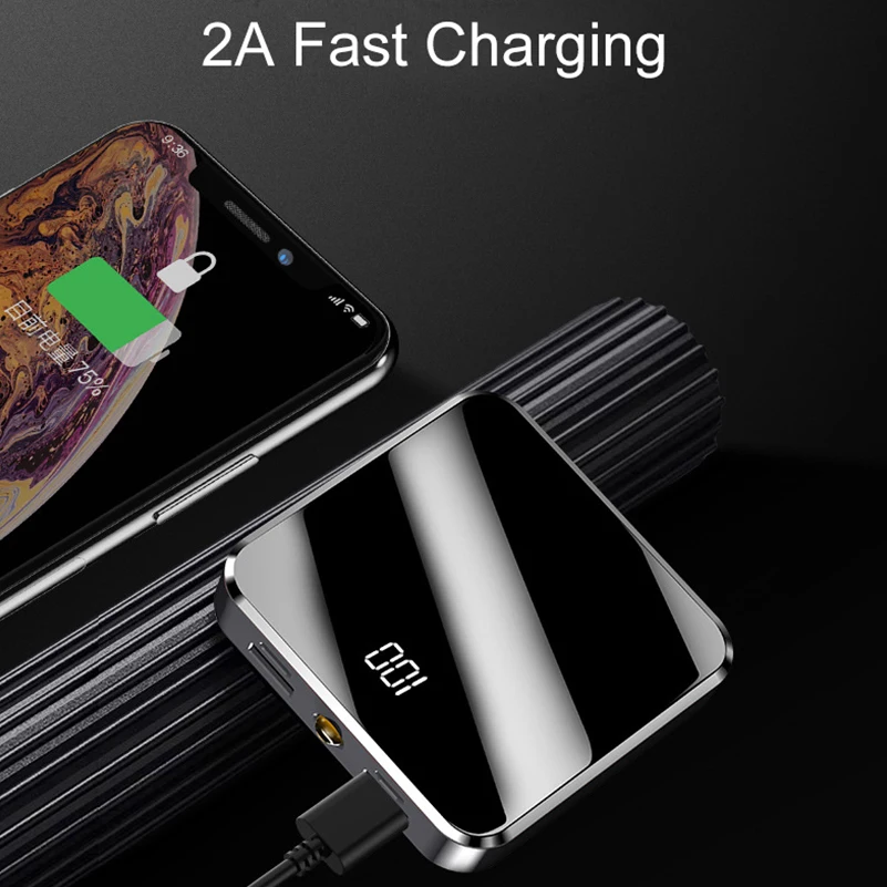 Портативное Внешнее зарядное устройство 30000 мАч для Xiaomi mi 9 8 iPhone 11 Samsung | Мобильные