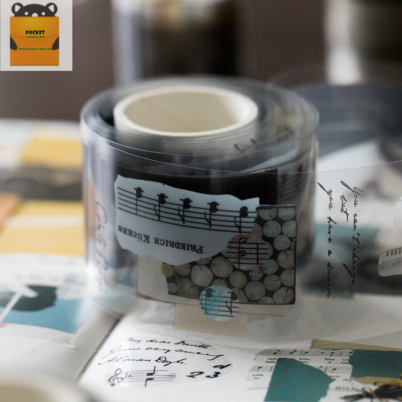 

Jumping Notes,Tape Hand Account, Diy Material Collage Washi Tape Cute Stationary Supplies Washi Stickers