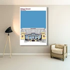 Постер WHUFC Upton Park Boleyn, стадион, холст, настенная живопись, тема футбольной лиги, украшение для дома, подарки для фанатов