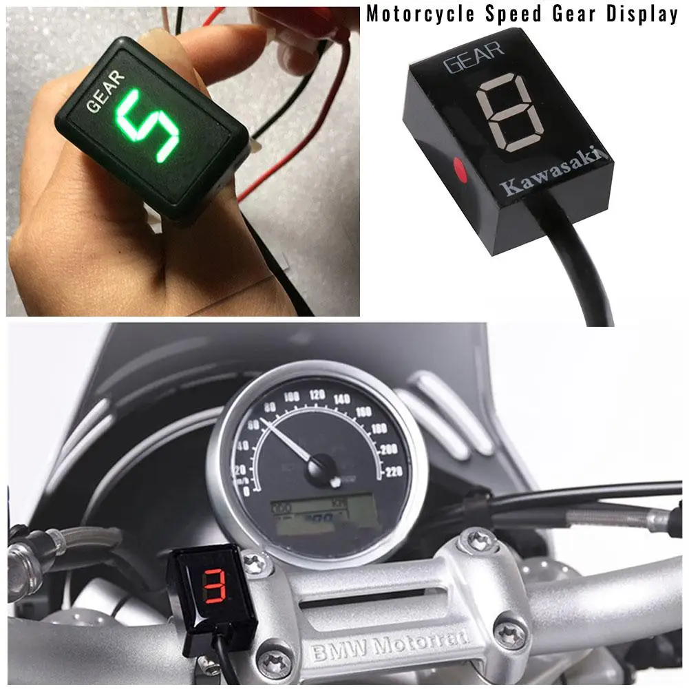 Светодиодный индикатор скорости мотоцикла цифровой дисплей для Kawasaki Z300 ER6N Z1000SX