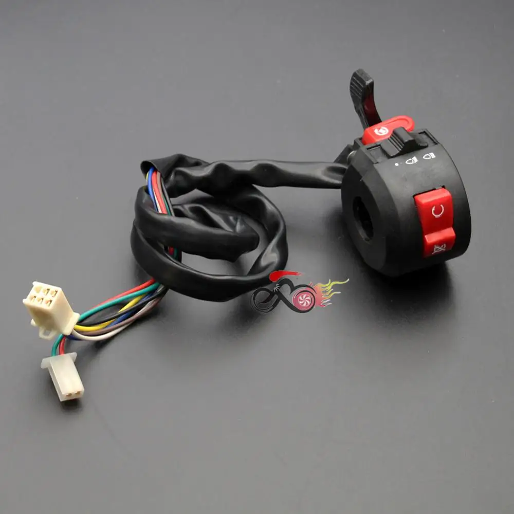 Левый убить переключатель света кнопка запуска двигателя дроссель коммутатор