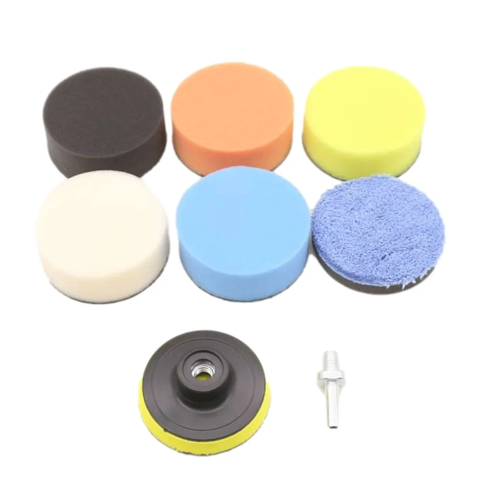 

3Inch Car Buffing Pads Car Buffing Pads For Drill Sponge Kit Microfiber
