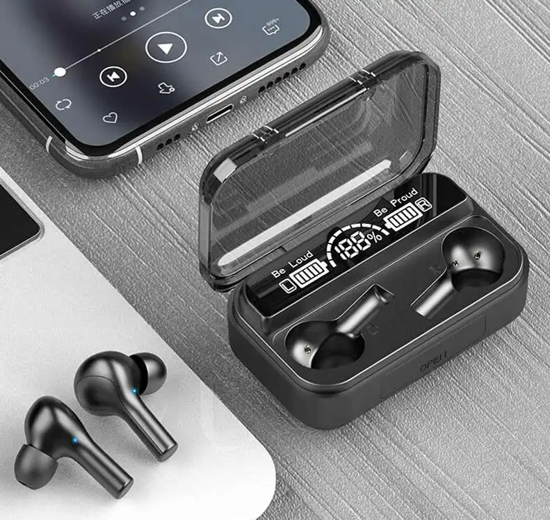 278 TWS Blutooth Беспроводные Мини бас наушники гарнитура спортивные водонепроницаемые