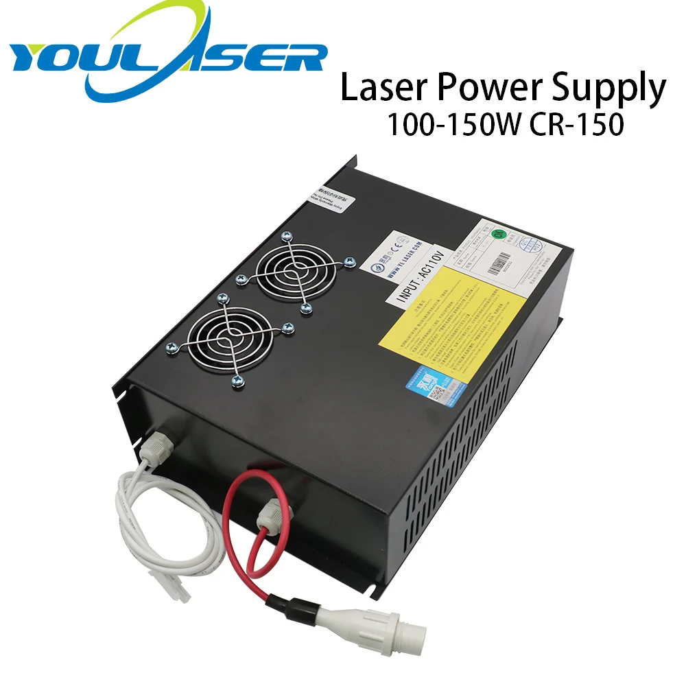 Лазерный блок питания Yongli 100 150 Вт для CO2 лазерной трубки CR U150 U серии лазерная