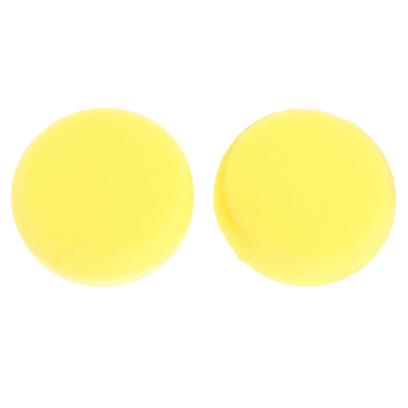 

12pcs Round Synthetic Watercolor Artist Sponges Cleaning Sponge Tools Cleaner Pads For Painting Crafts Pottery (yellow)