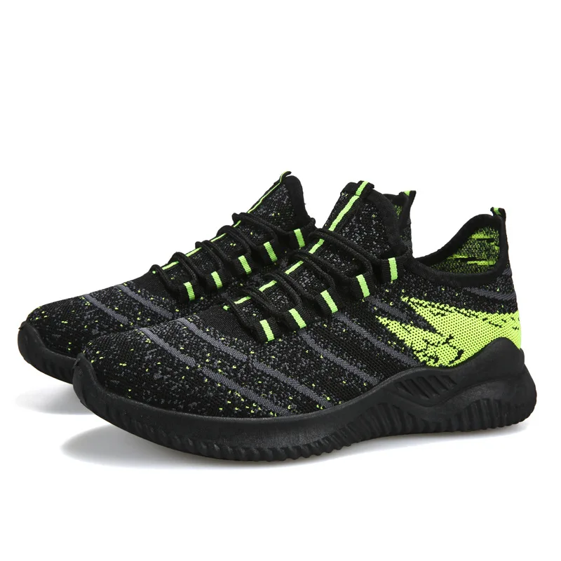 Кроссовки мужские легкие на шнуровке Повседневная Удобная дышащая обувь для