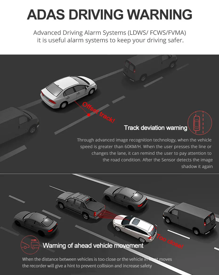 " ips Touch 4G ADAS gps навигация Android 5,1 Dashcam 3 канала Cam DVR камера с оперативной памятью 2 ГБ+ rom32гб зеркальный видеорегистратор