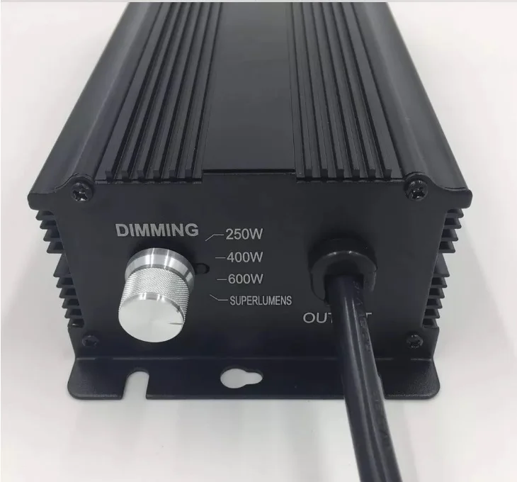 ЕС вилка MH/HPS алюминиевые балласты для ламп 600 Вт Диммируемые электронные