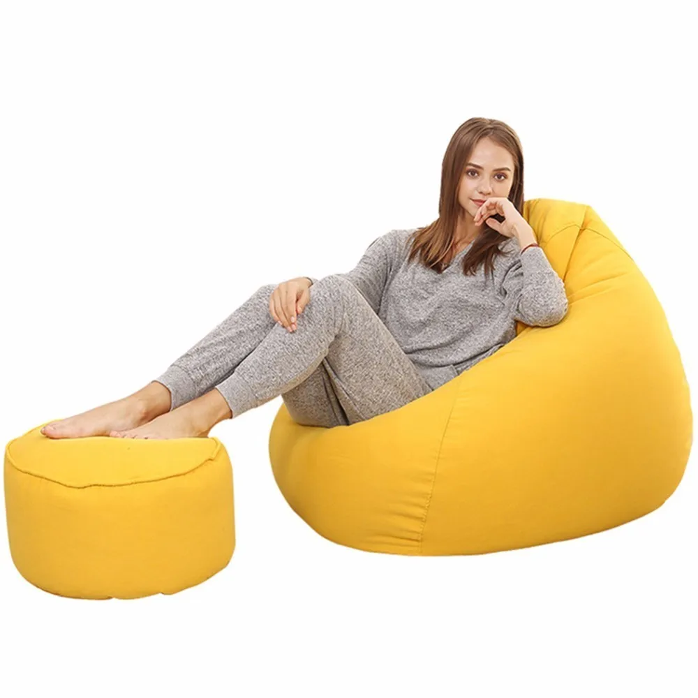 31 стул для ног круглый мягкий оттоманский прекрасный однотонный пуфик табурет 5