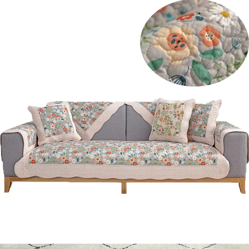 

Modern Floral Sofa Covers for Living Room Urine-proof Pet Couch Cover Universal Non-slip Sofa Cushion Cover Corner Sofa Towel