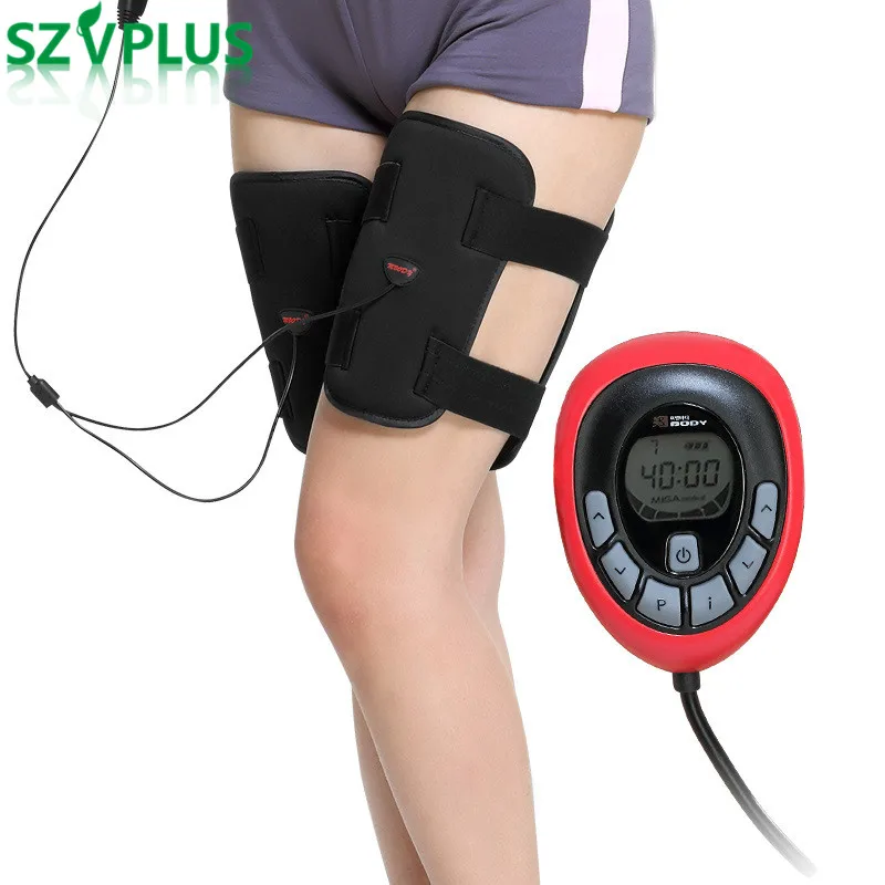 150 интенсивность Электрический Перезаряжаемые EMS похудение ног thighToning пояс из АБС