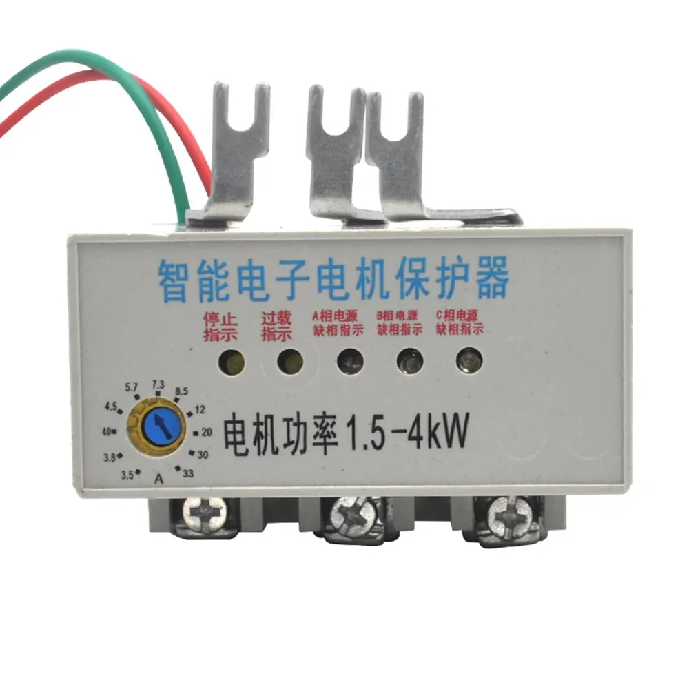 

1Pc AC 380V 25A 7.5KW Intelligent Motor Protector for Soft Starter New