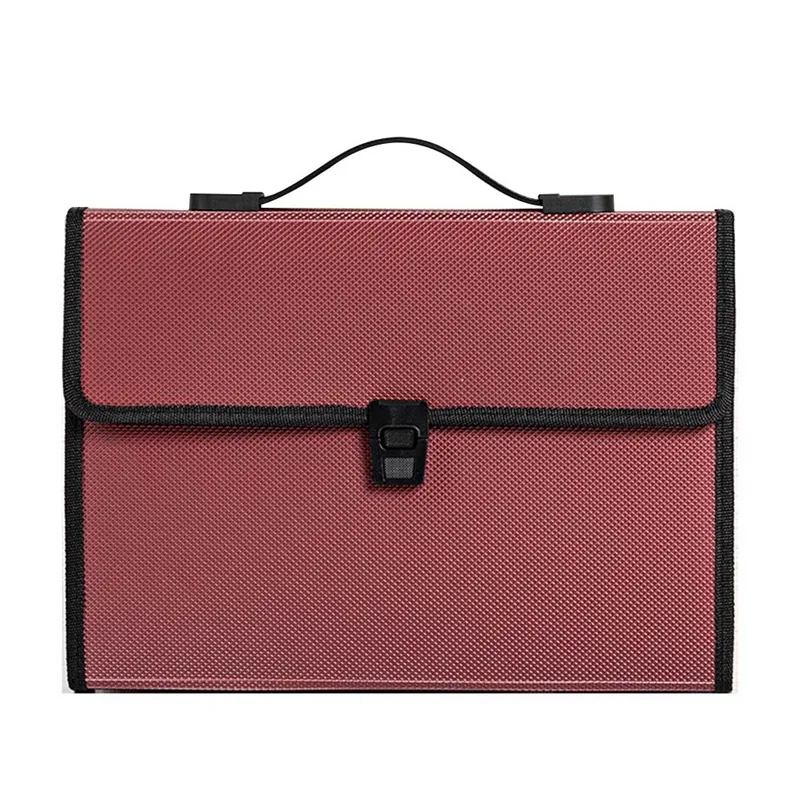 

File Bag Organ Bag A4 Portable Folder 12 Multi-layer Paper Ticket School Office Storage Package