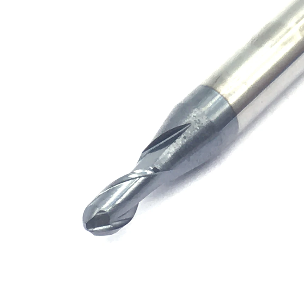 1 шт. R1.25XD4X50L 2 Фрезы с ЧПУ Фрезерный резак HRC50 Вольфрамовая сталь шариковый нос