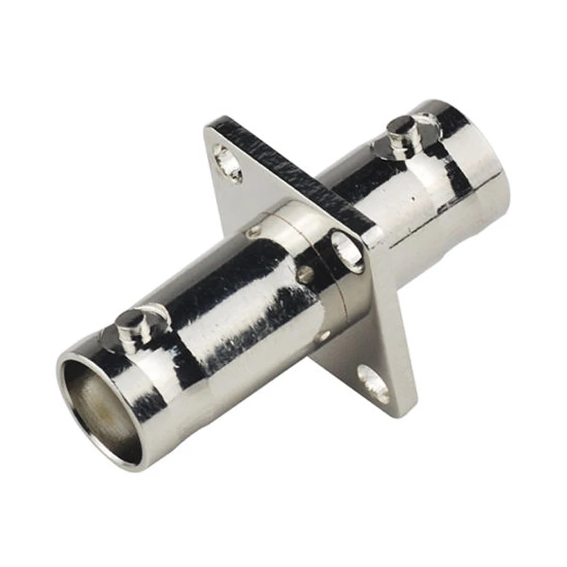 Новый 2 шт. BNC Гнездовой разъем к гнезду Панель Крепление прямой РЧ коаксиальный