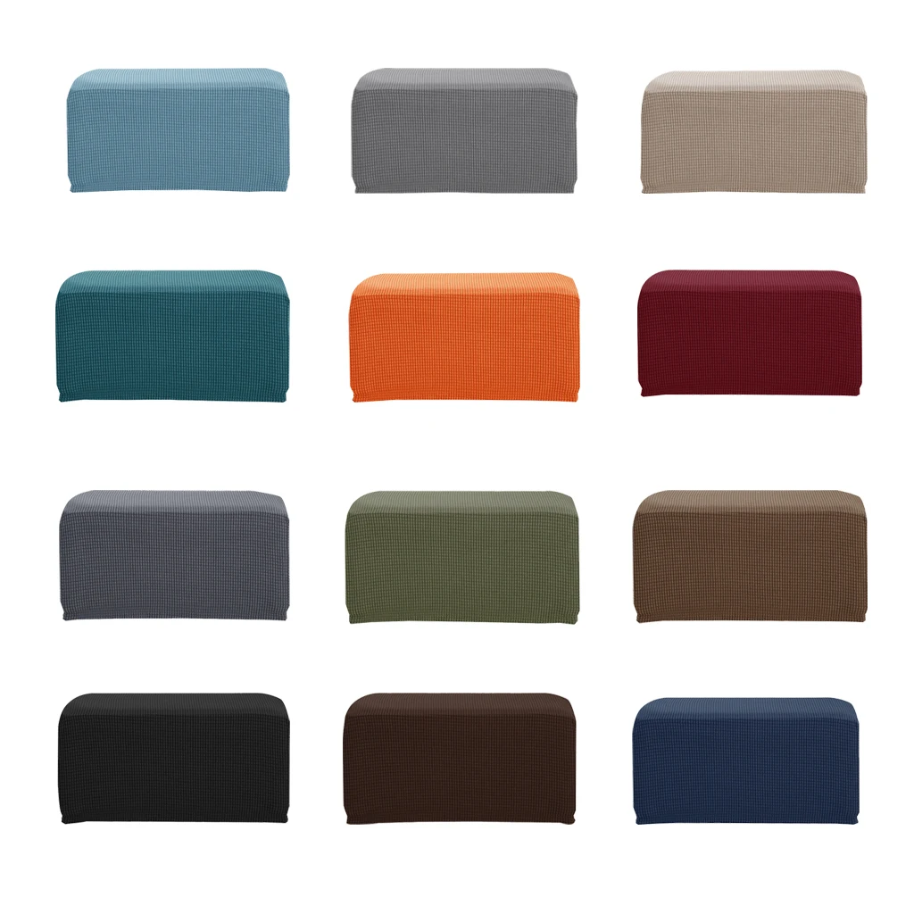 Чехлы для оттоманки эластичные ног чехлы диванов хранения Защитные оттоманцев |