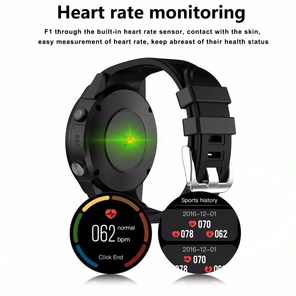 Спортивные Gps Смарт часы мужские F1 с камерой поддержка Шагомер Bluetooth 4 0 сим карта