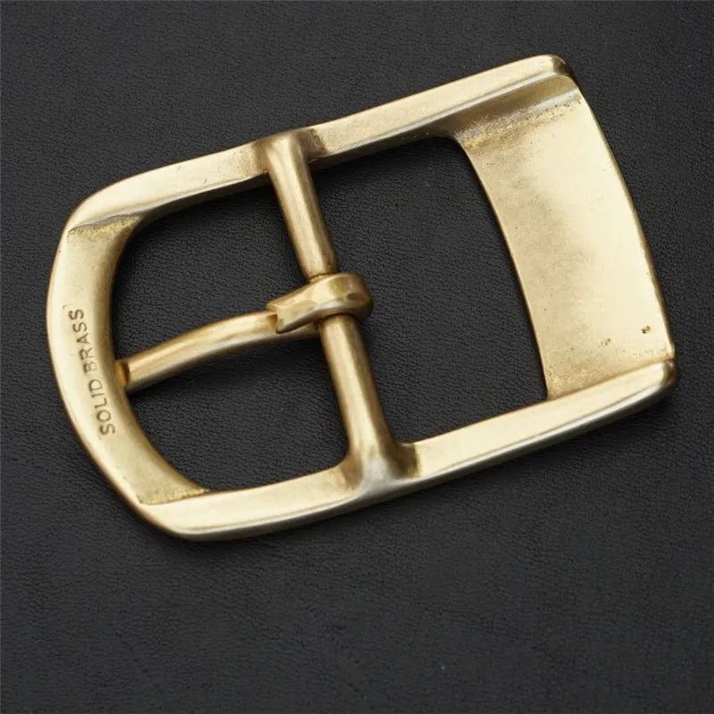 

1pc Meetee 39mm High Quality Solid Brass Belt Buckle Pure Copper Tri-Glide Buckles DIY Handmade Man's Leather Craft Accessories